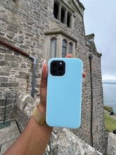 Load image into Gallery viewer, Baby blue Premium silicone apple case
