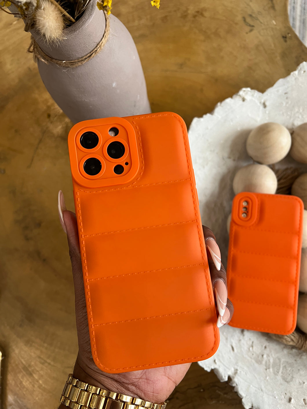 Orange Puffer case
