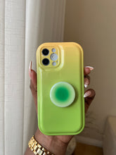 Load image into Gallery viewer, Green 2 toned popsocket case
