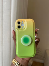 Load image into Gallery viewer, Green 2 toned popsocket case
