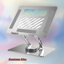 Load image into Gallery viewer, NEW 360° Rotating Laptop Stand Aluminum Stand available in sliver
