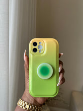 Load image into Gallery viewer, Green 2 toned popsocket case
