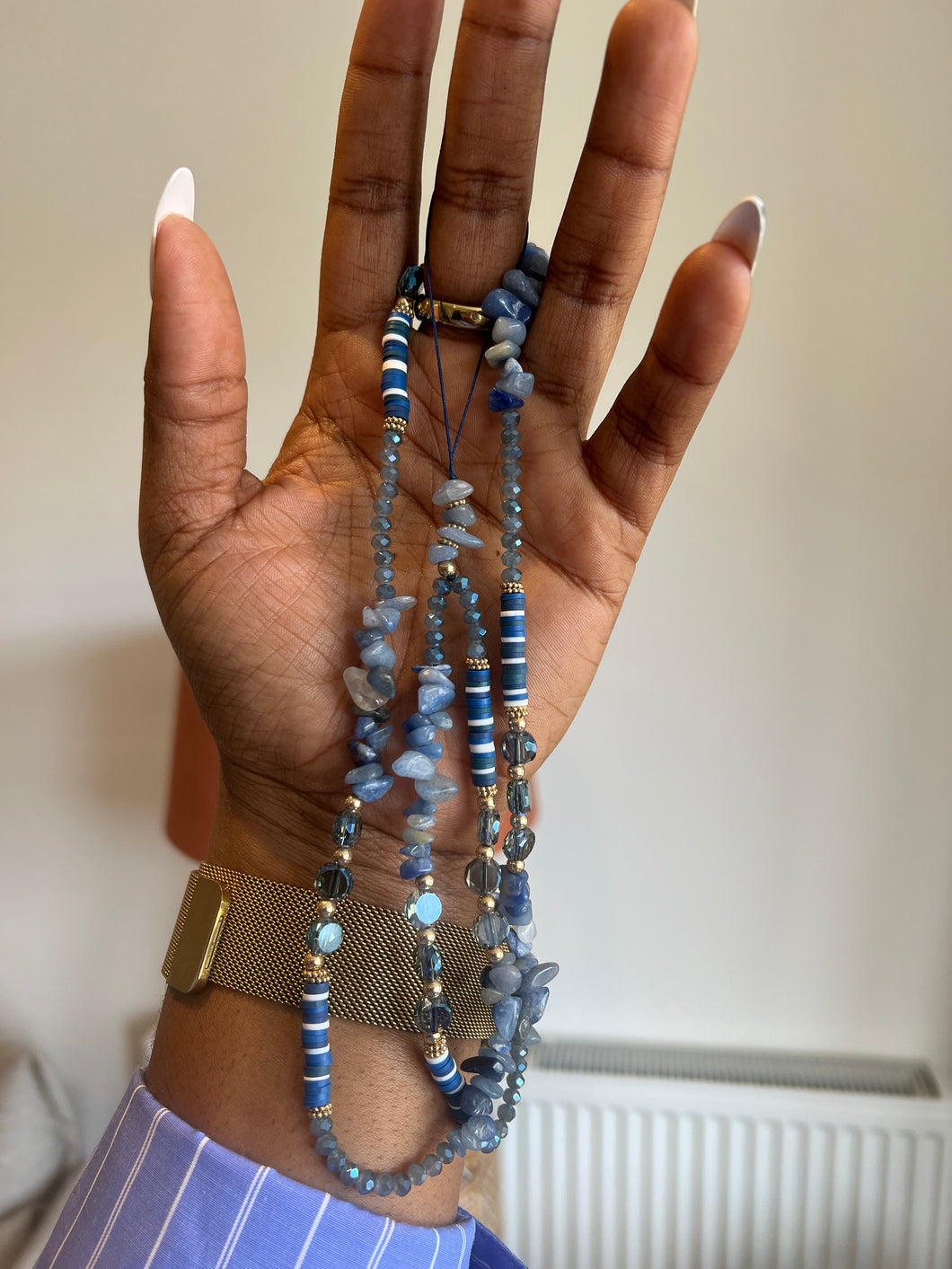 Gorgeous Long beaded Charms (Blue)