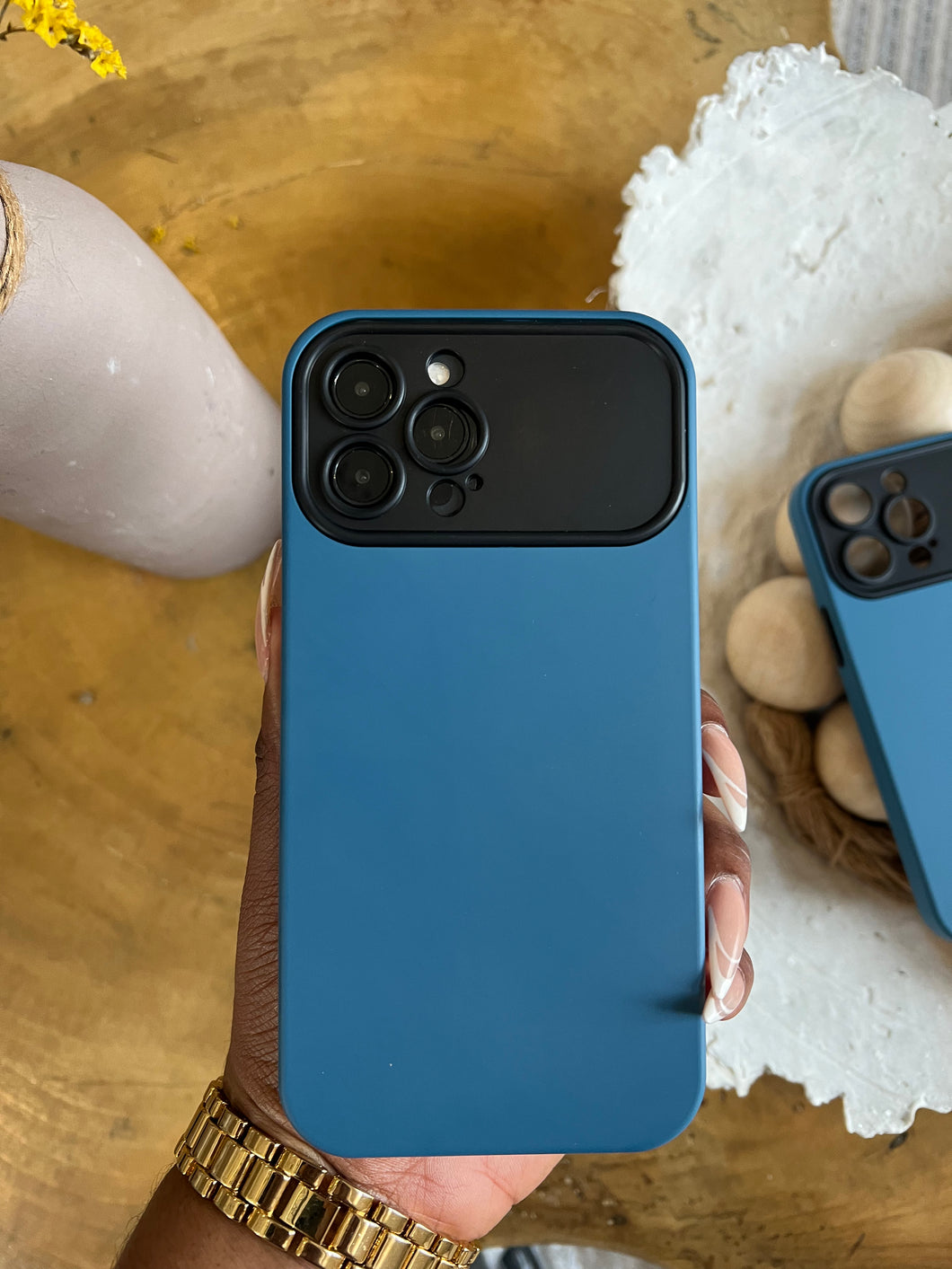 Clean 2 toned shockproof silicone case