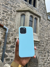 Load image into Gallery viewer, Baby blue Premium silicone apple case
