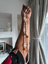 Load image into Gallery viewer, Gorgeous Long beaded Charms (sand pink )
