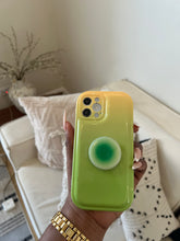 Load image into Gallery viewer, Green 2 toned popsocket case
