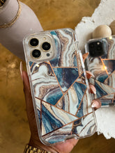 Load image into Gallery viewer, Electroplated Marble design 2 in 1 SHOCKPROOF CASE

