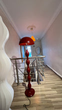 Load image into Gallery viewer, Burgundy Bubble Floor Lamp
