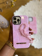 Load image into Gallery viewer, Luxury Shockproof pink marble phonecase only (The popsocket and charm are sold separately kindly pick Preferred combo).
