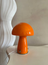 Load image into Gallery viewer, Orange Glass Mushroom Table Lamp
