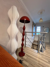 Load image into Gallery viewer, Burgundy Bubble Floor Lamp
