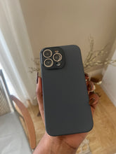 Load image into Gallery viewer, Premium silicon case with inbuilt lens protector (Grey)
