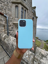 Load image into Gallery viewer, Baby blue Premium silicone apple case
