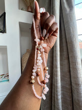 Load image into Gallery viewer, Gorgeous Long beaded Charms (sand pink )
