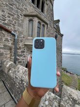 Load image into Gallery viewer, Baby blue Premium silicone apple case
