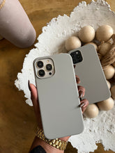 Load image into Gallery viewer, Beige Premium silicone Phone case.
