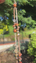 Load and play video in Gallery viewer, Gorgeous Long beaded Charms (sand pink )
