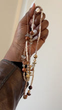 Load and play video in Gallery viewer, Gorgeous Long beaded Charms (brown )
