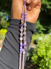 Load and play video in Gallery viewer, Gorgeous Long beaded Charms (lavender)
