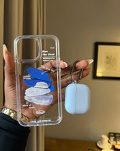 Load image into Gallery viewer, Premium skye blue silicon AirPods case
