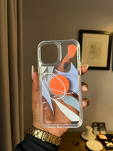 Load image into Gallery viewer, Transparent abstract popsocket case
