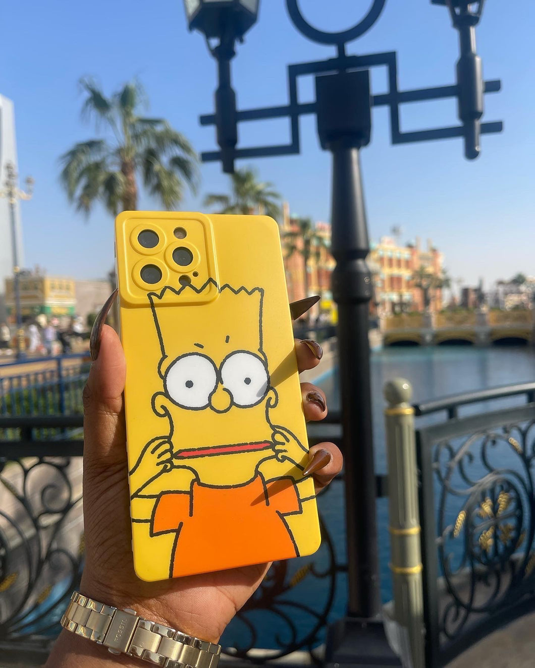 Rectangular Bart SIMPSON phonecase