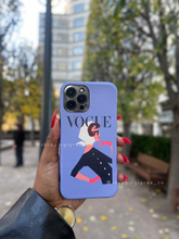 Load image into Gallery viewer, Purple vogue phone case 😍

