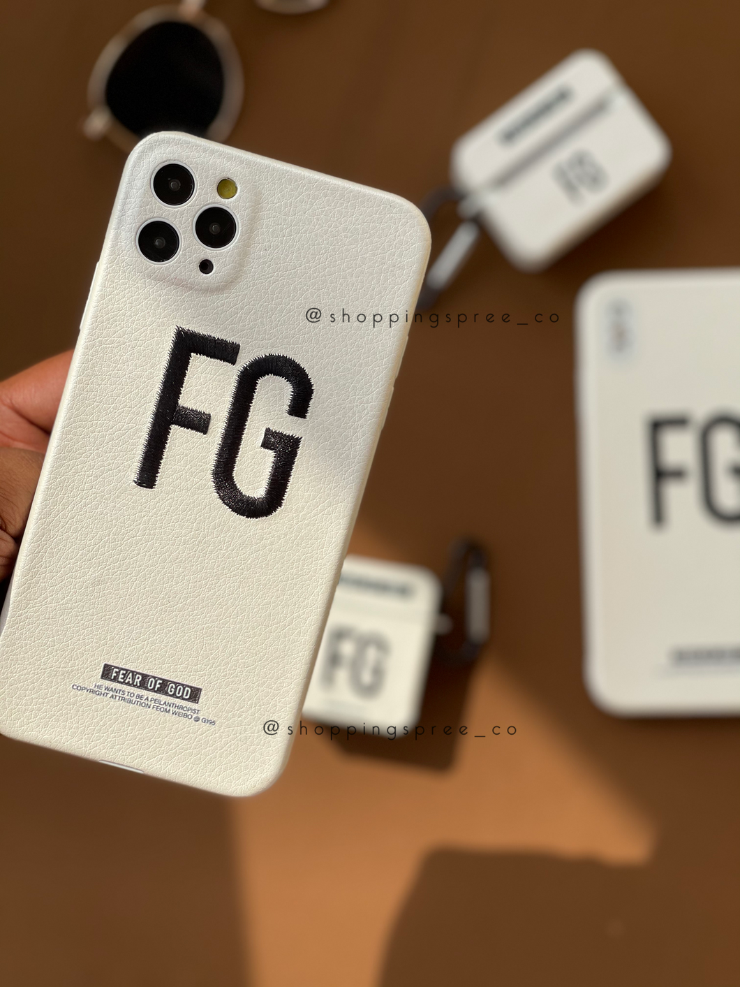 Fear of God phone case ( off White )