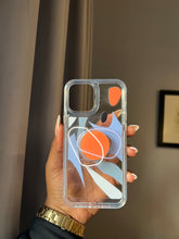 Load image into Gallery viewer, Transparent abstract popsocket case
