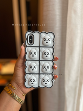 Load image into Gallery viewer, Kaws Squishy fidget toy phone case (grey )
