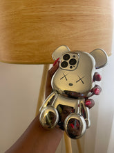 Load image into Gallery viewer, Luxury Silver Kaws silicone phone case
