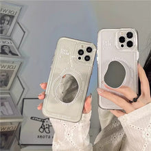 Load image into Gallery viewer, Gorgeous Transparent case with mirror POPSOCKET
