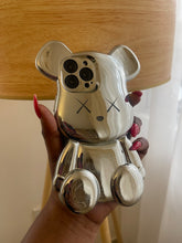 Load image into Gallery viewer, Luxury Silver Kaws silicone phone case
