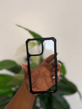 Load image into Gallery viewer, Luxury Transparent shockproof case in Black
