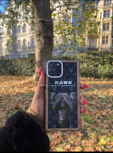 Load image into Gallery viewer, Luxury rectangular kaws case with matching airpod cases
