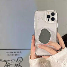 Load image into Gallery viewer, Gorgeous Transparent case with mirror POPSOCKET
