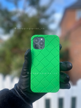 Load image into Gallery viewer, Luxury Green 3D Lattice Soft protective  case
