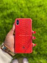 Load image into Gallery viewer, Red polo leather phone case 😎
