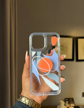 Load image into Gallery viewer, Transparent abstract popsocket case
