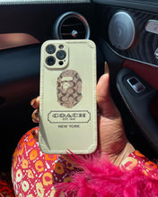 Load image into Gallery viewer, Beige coach phone case
