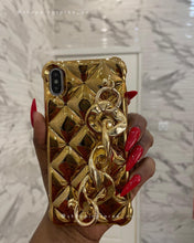 Load image into Gallery viewer, Gorgeous gold grip phone case
