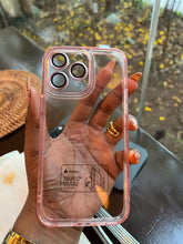 Load image into Gallery viewer, Transparent camera protector case(pink)
