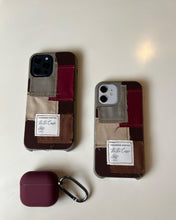 Load image into Gallery viewer, Premium maroon silicon AirPods case
