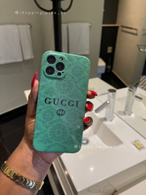 Load image into Gallery viewer, Green Gucci phonecase👑

