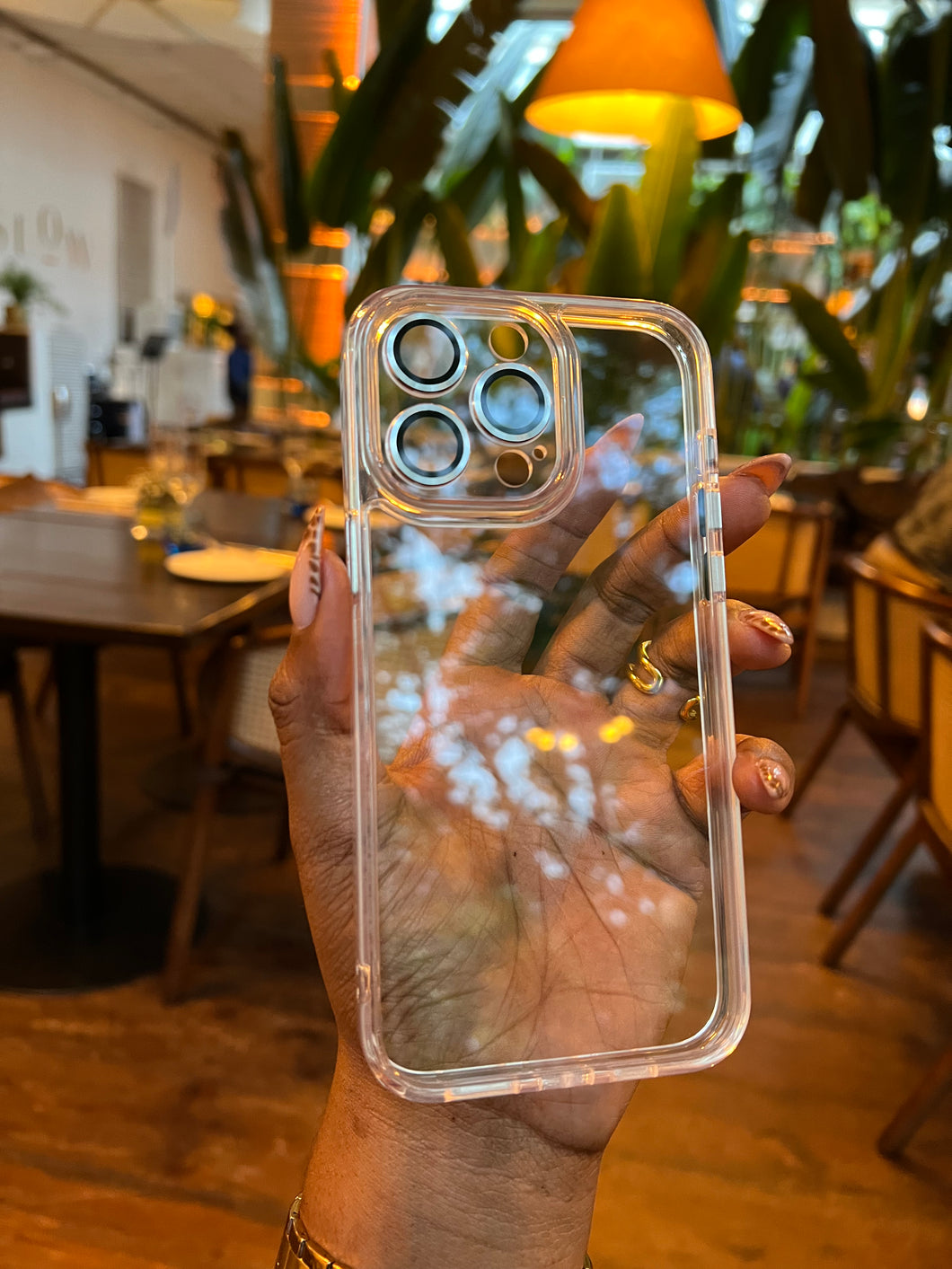 Transparent camera protector case