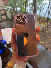 Load image into Gallery viewer, Transparent camera protector case(pink)
