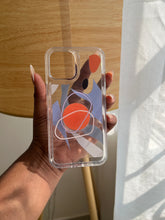 Load image into Gallery viewer, Transparent abstract popsocket case
