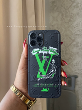 Load image into Gallery viewer, Green LV Phone case
