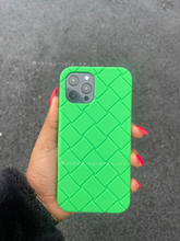 Load image into Gallery viewer, Luxury Green 3D Lattice Soft protective  case
